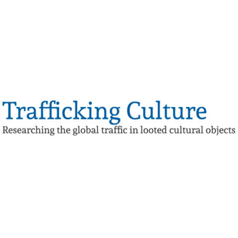 Text based logo: Trafficking Culture Researching the Global traffic in Looted Cultural Objects
