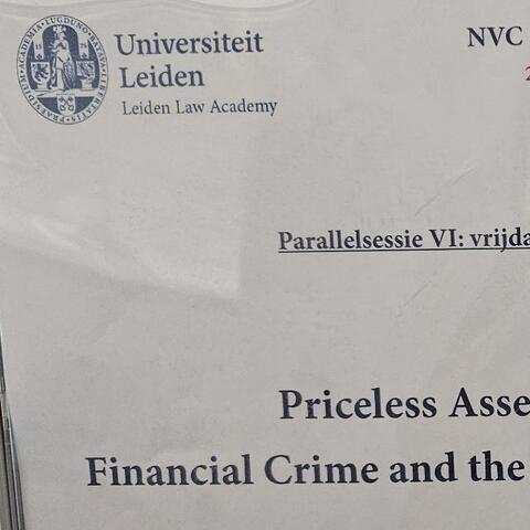 NVC Conference session sign with title on it